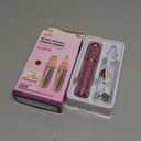 Facial Hair Remover for Women with 2-in-1 Eyebrow Trimmer Head, Painless Facial Hair Removal for Women and Peach Fuzz, Rechargeable Hair Removal Device for Smooth Skin