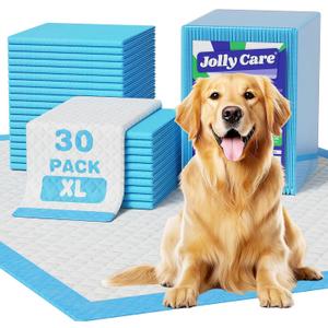 Extra Large Puppy Dog Pee Pads 28" x 34"-30 Count, Super Absorbent Disposable Dog Training Pads, Quick Drying, Leak-Proof, Ultra Thick Potty Pads for Dogs, Puppies, Doggie, Cats, Rabbits