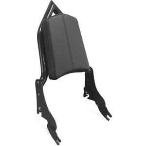 Adjustable Short Sissy Bar for Harley 2009-Later Touring Quick Release Low Profile Passenger Backrest for Road King Road Glide Street Glide Electra Glide Road King Ultra CVO Limited