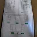 2 Pack Cucumber Trellis 32" L x 48" H, A-Frame Garden Trellis for Climbing Plants Outdoor, Vegetable Trellis for Raised Bed, Support for Squash Pea Zucchini Grape Flowers Tomato