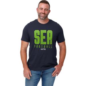 FOCO Men's NFL Team City Intials Shirt Short Sleeve T-Shirt (X-Large, Primary Color)