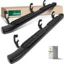 YHTAUTO 4.25 Inch Running Boards Fit Chevy Silverado & GMC Sierra 1500 1999-2013, 2500HD 3500HD(Extended Cab/Double Cab) Side Steps Carbon Steel, Truck Step Rails