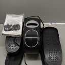 MERACH Under Desk Elliptical Machine, Leg Exerciser While Sitting for Seniors with Remote Control & 12-Speeds, Quiet Portable Electric Seated Pedal Exerciser Machine for Home Office