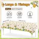 3Pcs Classic Winnie Bear Baby Shower Birthday Decorations Quotes Table Cloths, Neutral Rectangle 54 x 108Inch Disposable Vintage Pooh Bear Tablecloths for Winnie Gender Reveal 1st Birthday Decorations