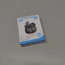 Studio-Quality Wireless Ear Buds with Deep Bass & Enhanced Audio Clarity, Bluetooth 5.4, 10-Year Lifespan Earbuds, ENC Noise Cancelling Calls, Secure Fit Memory Foam Tips, IPX6 Waterproof (White)