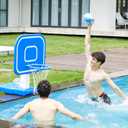 Uladis 2 Pack Pool Basketball - Choose Between Size 3 and Size 6, Waterproof Ball with Anti-Slip Grip, Sturdy for Swimming Pool Basketball Hoops & Games