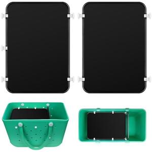FIHCH Divider Tray for Bogg Bag Accessories Compatible with Bogg Bag X Large Organizing Your Bags and Divide Space Black 2PCS
