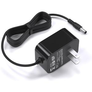 WUKUR Replacement for Victrola Record Player Power Cord, DC 5V Power Cord Compatible with Victrola VSC-550BT Vintage 3-Speed (5.9 Ft Long)
