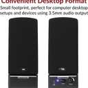 Cyber Acoustics CA-2014 Computer Speakers, Full Stereo Sound, Convenient Controls, Easy Setup