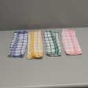 Boao 12 Pieces Kitchen Dish Cloths Kitchen Dish Towels Washable Cleaning Cloth for Washing Dishes Wipe Glass Home Kitchen Household Supplies, 12 x 12 Inch?4 Colors