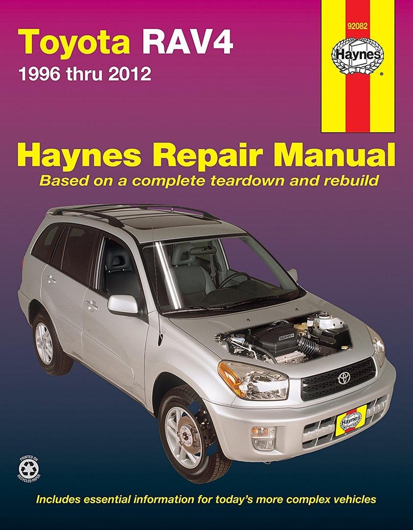 Haynes 92082 Toyota RAV4 (96-12) Manual