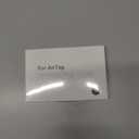 4Pack,for Apple Airtag Holder Case with Keychain,IPX8 Waterproof,Shockproof GPS Air Tag Tracker Cover [Anti-Scratch] [PC+Silicone] for Item Finders Case for Pets,Kids,Luggages-White+White+Black+Black