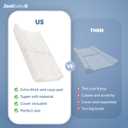 Jool Baby Serenity Soft Changing Pad + Washable Cover, Non-Slip - Fits Standard Changing Tables & Dressers (Wave Pattern, Off White)