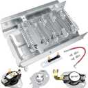279838 Dryer Heating Element, 3392519 & 3977393 Thermal Fuse, 3977767 & 3387134 Clothes Dryer Replacement Parts Compatible, Whirlpool Kenmore Roper Amana