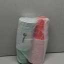 Jingmore 60 Pieces Snowflakes Frozen Plastic Cups 16oz Disposable Winter Snowflake Beverage Drinking Cups for Birthday Baby Shower Holiday Coffee Beer Party Favors(Christmas,Red, Green)