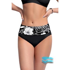 Beautikini Period Swimwear Bikini Menstrual Swim Bottoms Leakproof Bathing Suits for Teens Girl (Black, L)