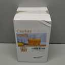 Ciselure 14 oz 100 Pack Gold Plastic Cups, Disposable Gold Glitter Cups, Bulk Gold Plastic Tumblers for Party, Wedding, Birthday and Holiday