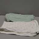 2Pack Organic Baby Sleep Sacks, 100% Cotton  Soft & Breathable 0.5TOG Baby Wearable Blanket, Toddler Sleeping Sack 1824 months, Easy to Wear Transitional Swaddles for Newborns, Infants (Bunnies, L)