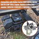HUAYI Carburetor Fits Kohler SH265 SH255 SH270 6.5 HP Series 3000 196cc Engine 18 853 16-S,18 853 05-S,18 853 06-S,18 853 12-S