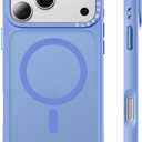 ORNARTO Magnetic for iPhone 17 Pro Max Case, 7X Military-Grade Drop Protection, Compatible with MagSafe, Slim Shockproof Translucent Matte Phone Case for iPhone 17 Pro Max 6.9", Sea Blue