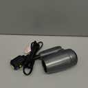 Conair Travel Hair Dryer with Dual Voltage, 1875W Compact Blow Dryer with Folding Handle, Gray