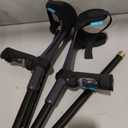 Forearm Crutches for Adults Have Elastic Crutches Padding for The Elbow+Hand Padding, Increases Walking Comfort