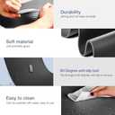 Thick Yoga Mat Non Slip, Large Size 72" L x 32" W x 0.6" TH, Premium Exercise & Fitness Mat with Carrying Strap and Bag, Workout Mats for Home (15MM)
