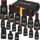 16-Piece SAE Hex Bit Impact Socket Set - Premium S2 Steel 5/64"-9/16" Allen Socket Set with Socket Adapters, 1/4, 3/8 and 1/2 Drive | Professional Mechanic Garage Tools