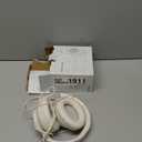 Headphones Wired with Microphone, Over Ear Foldable 3.5mm Plug in Headphones Corded with 4.9ft Tangle-Free Nylon Cord for Tablet, Laptop, MP3/4, School, Airplane Travel (Beige)