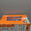 Pura Size 7 Eco-Friendly Diapers (33+lbs) Totally Chlorine Free (TCF) Hypoallergenic, Soft Organic Cotton, Sustainable, up to 12 Hours Leak Protection, Allergy UK, 3 Packs of 17 (51 Diapers)