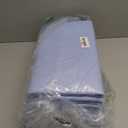 GREEN LIFESTYLE Washable Underpads - Large Bed Pads for use as Incontinence Bed Pads, Reusable Pet Pads, Great for Dogs, Cats, Bunny, Seniors Bed Pad (Pack of 4 - 34x36) (Blue/White)