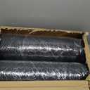 2 Pack Recycled Rubber Mulch Mat Roll Black Permanent Mulch Walkway Pathway for Landscaping Outdoor 8' x 2'