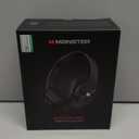 Monster Mission 200 Bluetooth Headphones, Wireless Headphones with 3 EQ Modes, Low Latency HiFi Stereo Foldable Lightweight Headset, 60H Playtime,Deep Bass for Home Office Cellphone PC Ect (Black)