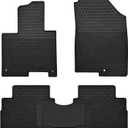 Car Floor Mats Custom Fit for Kia Sportage 2023 2024 2025 2026Hybrid Only Odorless Washable Heavy Duty Rubber (All Weather) Floor Liners Set Black