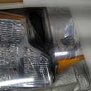 Headlight Assembly, Headlights Kit Compatible with 2009-2014 Ford F150 Replacement Headlamp Chrome Housing Amber Reflector