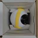 2K 3MP Indoor Security Camera, 5GHz/2.4GHz WiFi Camera,Security Camera for Home, 360Pan Security Cameras with Motion Detection & One-Touch Call, Night Vision, Compatible with Alexa, Yellow