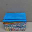 Washable Markers Bulk (72 Count, 6 Box), 12 Assorted Colors, Washable Markers for Kids Classroom School, Broad Tip Durable for Back to Classroom Art School Supplies Essentials