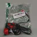 Bling Car Charger Accessories Set,Rhinestone Dual USB Car Chargers + Bling 3 in1 Nylon Braided Charging Cable,Bling Crystal Decoration Car Accessories Kits for Girl and Women (Red)