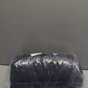 EMME Cotton Blanket Queen Size for Bed Soft Large Muslin Bed Blankets 90"x90" Lightweight Breathable All Season Gauze Blanket, Navy