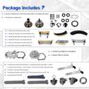 Timing Chain Kit with Water Pump & Oil Pump for 2007-2017 Chevy Camaro Colorado for GMC Acadia for Cadillac CTS for Buick Enclave 3.0L 3.6L V6 Complete Engine Timing Set OE Replacement