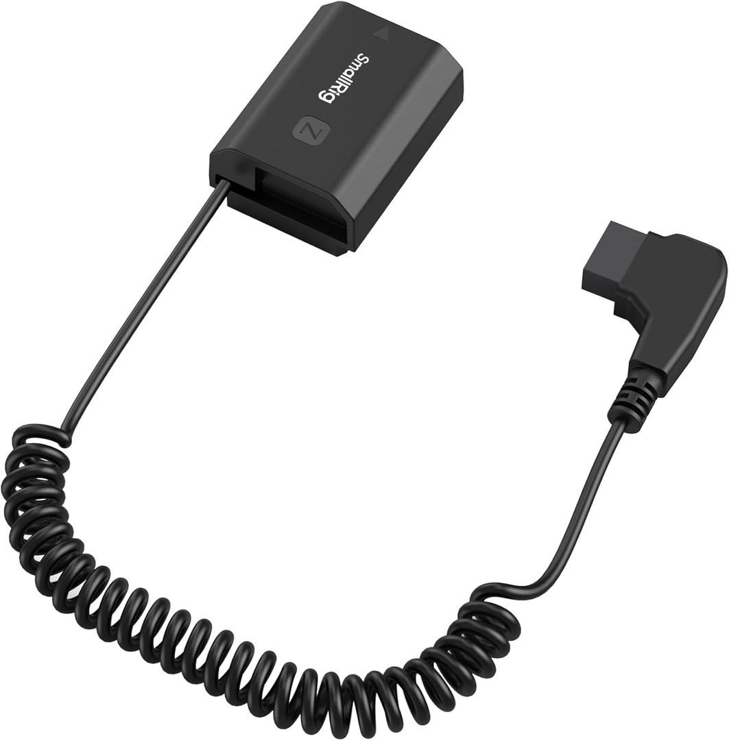 SmallRig D-TAP Dummy Battery for Sony NP-FZ100, Camera Power Adapter for Sony FX3, FX30, A7 III, A7 IV, A7S III, A7R III, A7R IV, A7R V, A7C, A7C II, A7CR, A1, A9, A9 II, A6600, A6700, ZV-E1,ZV-E10 II