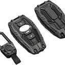 Heavy Zinc Alloy Key fob Cover, Keychain, Key Case, Accessories Compatible with Subaru BRZ Legacy Outback Ascent Crosstrek Forester WRX