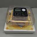 HOWOOlUA 12 Egg Incubator for Hatching Eggs with Auto Turn, Temp & Humidity Control, Built-in Candler Large Capacity Egg Incubator for Chicken Duck Goose Eggs (Yellow)