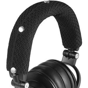 GEVO Replacement Headphone Headband Cover for AKGs, Senheiser, Sony,ATH,Audio-Technica,Shure,Panasonice Headsets,Headband Cushion Easy Installation No Tool Needed(Black)