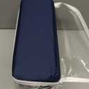 CGK Unlimited 400 Thread Count Cotton Bed Sheet Set - 100% Cotton Sheets - Sateen Cotton - Fits 8" to 16" Mattress - Silky-Soft, Hotel Quality Bedding Linens, King, Navy Blue