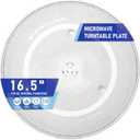 16.54" Microwave Glass Plate for Insignia NS-MW22SS6, GE WB48X10046, AP3793651 & WB48X29704, Panasonic F06014M00AP, Whirlpool WPW10510836 Microwave Plate Tray ns 22ss6 glass Turntable plate