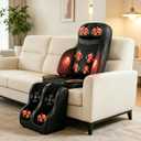Kalamera Shiatsu Neck & Back Massager with Foot & Calf Massager Deep Kneading Vibration Massage Chair Pad Full Body Massage Chair Mat for Home Office