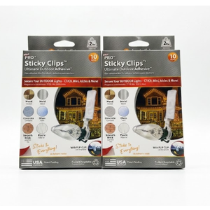 10CT Sticky Cips Clipstrip 2 Pack