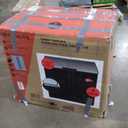 FRIGIDAIRE Chest Deep Freezer, 7 Cu. Ft, Black Adjustable Thermostat-Removable Vinyl Coated Wire Basket-Easy Defrost Drain, Eye-Catching Stainless Steel Top Door- Garage Ready