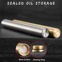 Vintage Trench Lighter, Cool Copper Lighter, Windproof Brass Lighters for Men Dad Husband (Fuel Not Included), Glod